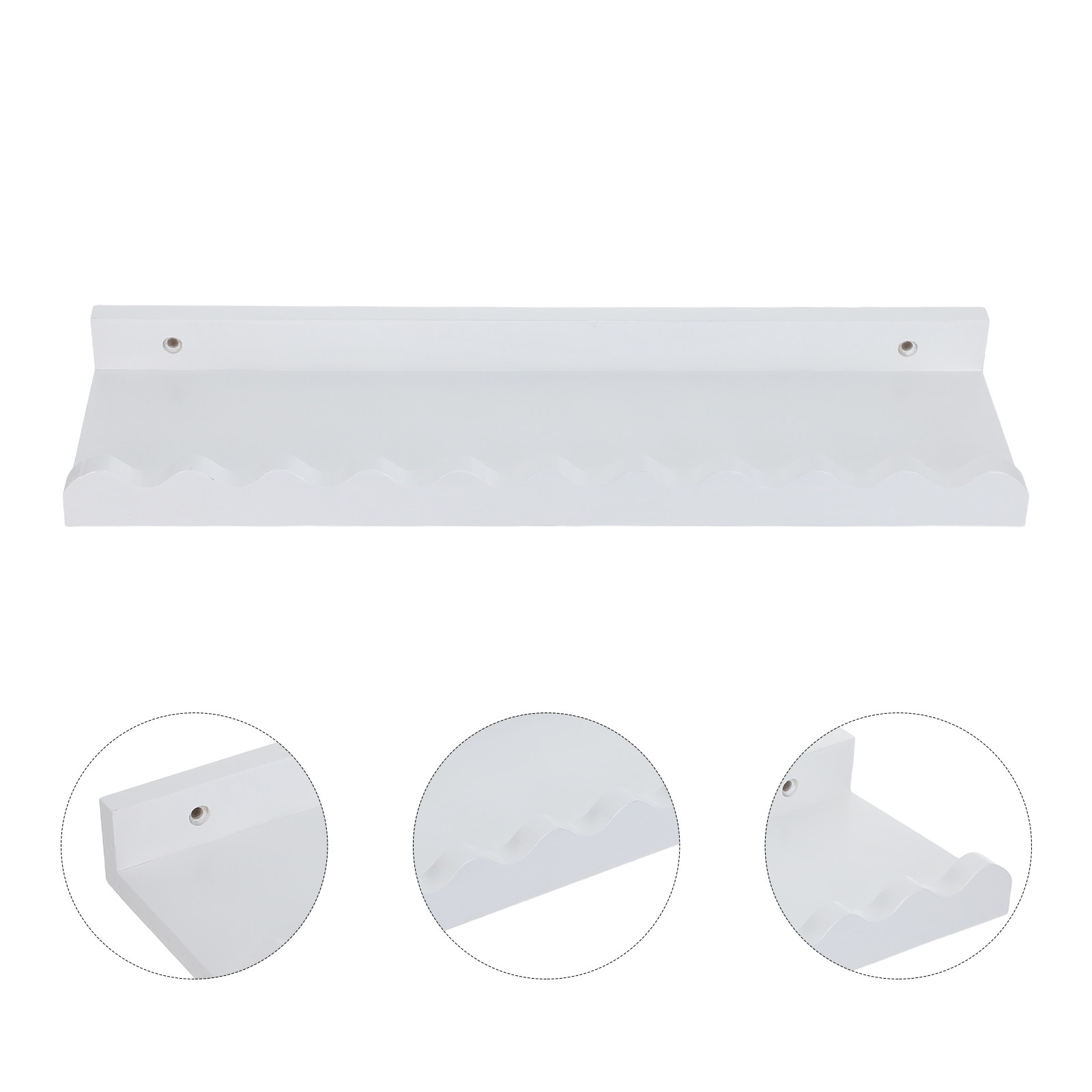 Baby Nursery Floating Shelves - 2 sztuki naturalnych półek z litego