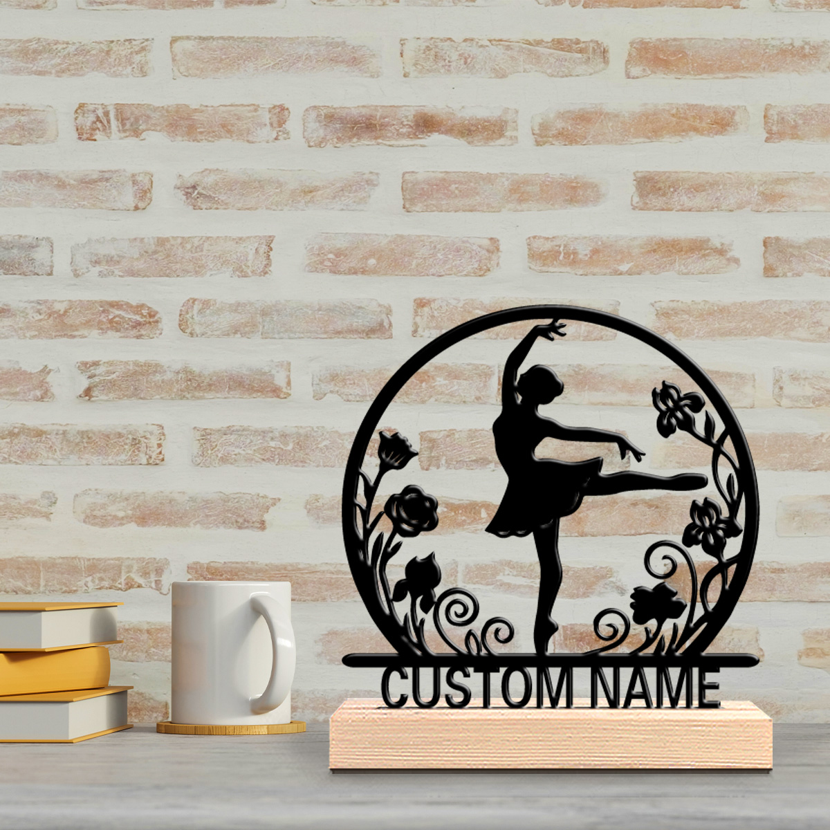 Baby Nursery Frames - 1 szt. Romantyczna, personalizowana, baletowa dekoracja