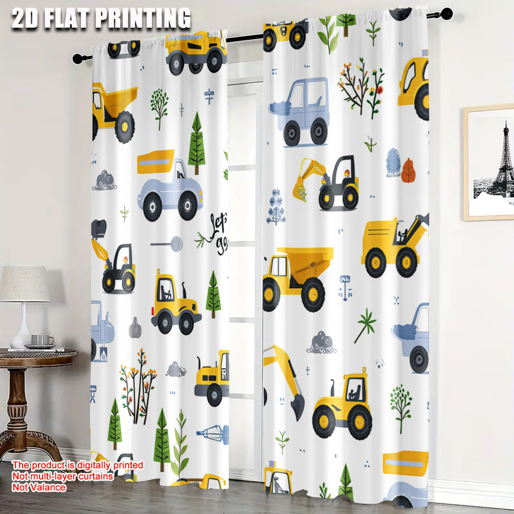 Blackout Curtain Nursery - 2 szt., druk płaski 2D, nowoczesne