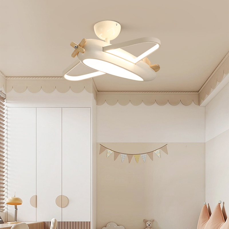 Baby Nursery Decor Boy - Lampa sufitowa Cartoon Airplane Kreatywny projekt