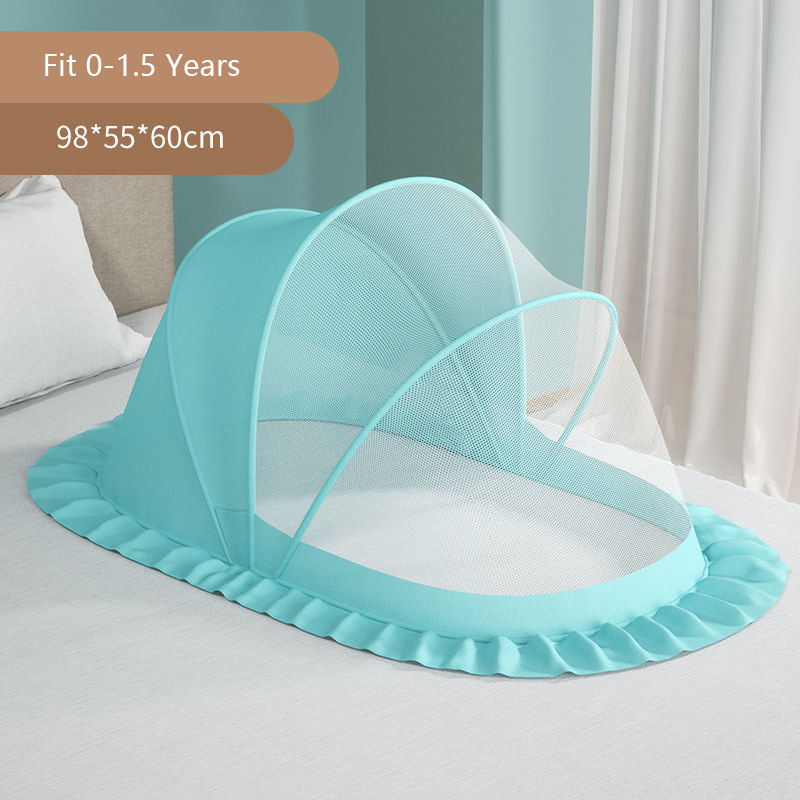 Baby Nursery Items - Moskitiera do łóżeczka dziecięcego składana pełna