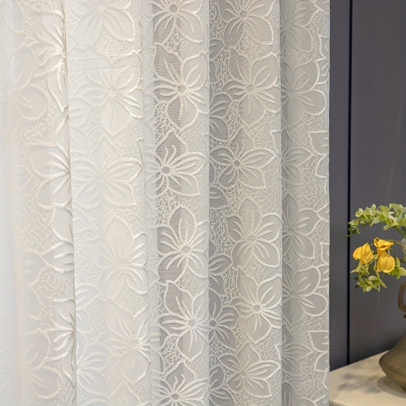 Blackout Curtain Nursery - 2 Eleganckie beżowe żaluzje żakardowe z