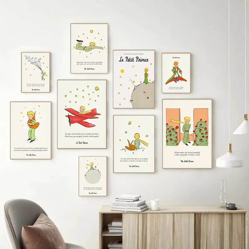 Baby Nursery Decor Boy - Zabawny grafika inspirowana bajkami z cytatem