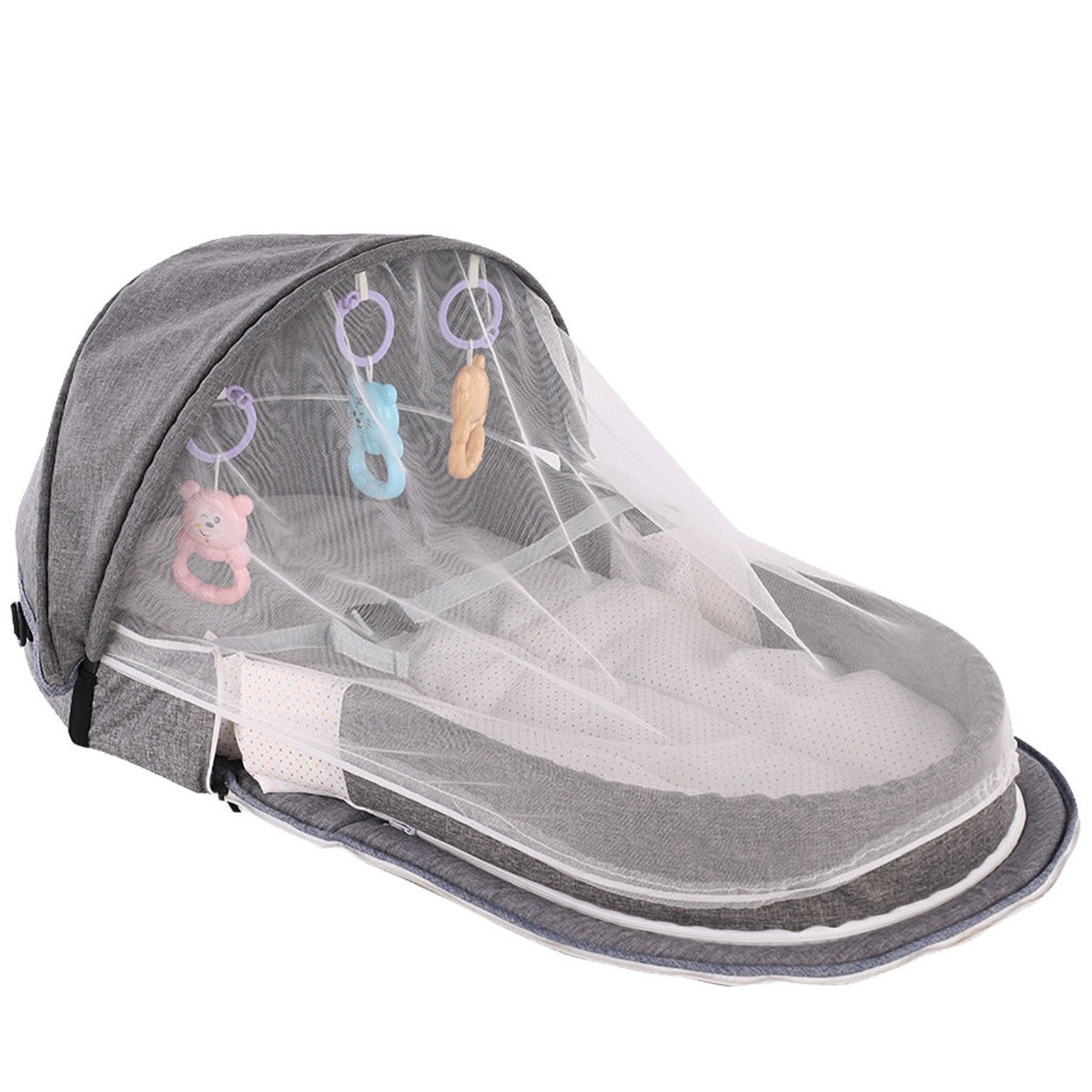 Baby Nursery Items - Łóżeczko dziecięce Składane przenośne łóżeczko dziecięce