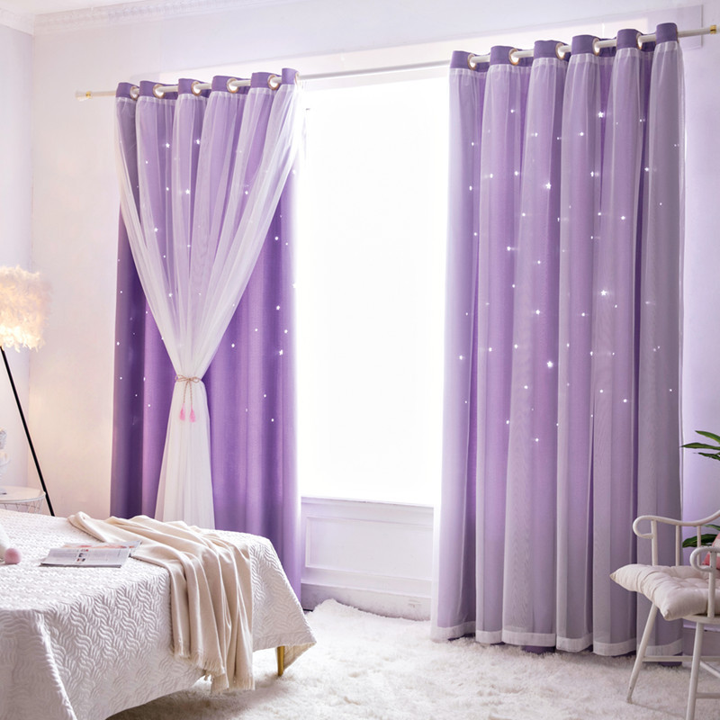 Blackout Curtain Nursery - Bezpłatne dostosowanie dzieci kurtyny drążą gwiazdy