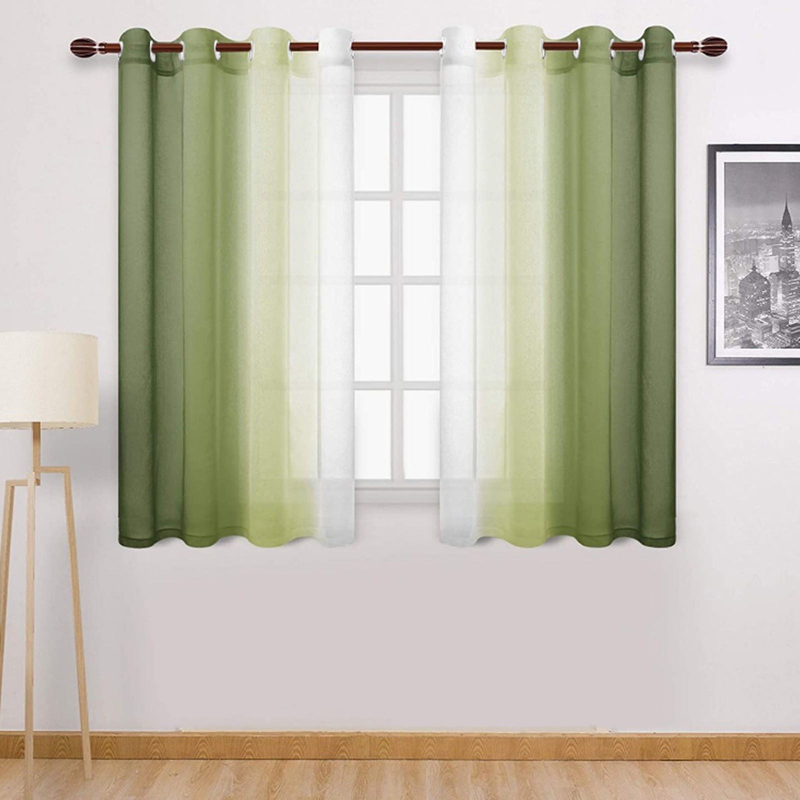 Blackout Curtain Nursery - 1 szt. Kurtyna Faux Grommet Filter