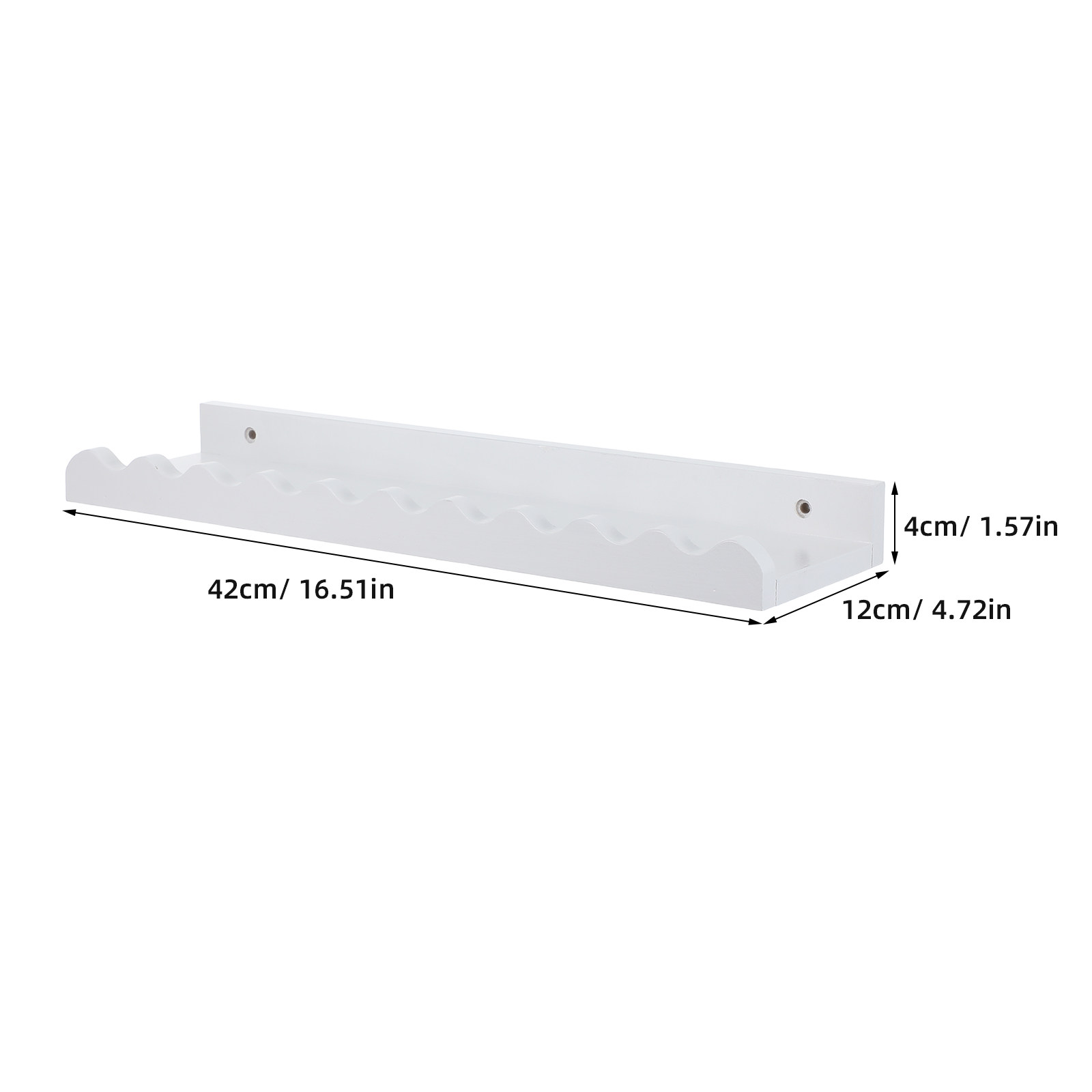 2 sztuki naturalnych półek z l – Baby Nursery Floating Shelves recenzja i cena