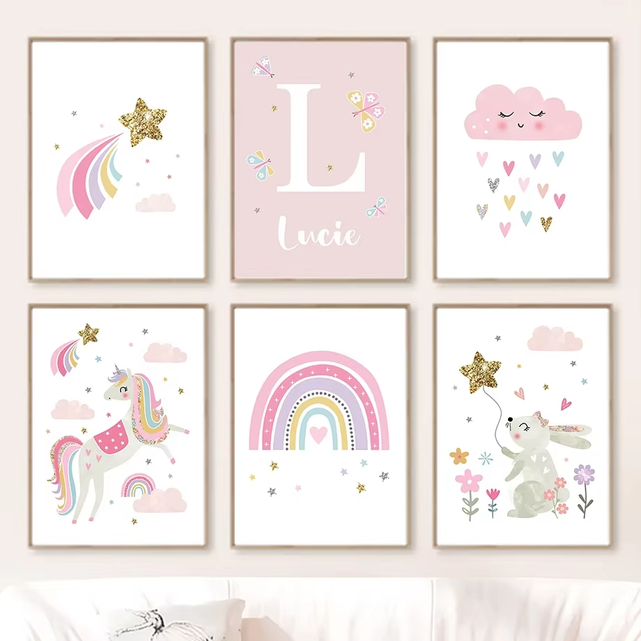 Różowy Jednorożec Królik Tęcza – Baby Nursery Mirror recenzja i cena