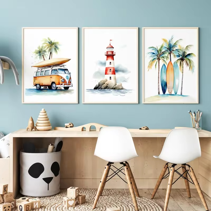 Surf Ocean Themed Nursery Beac – Baby Nursery Mirror recenzja i cena
