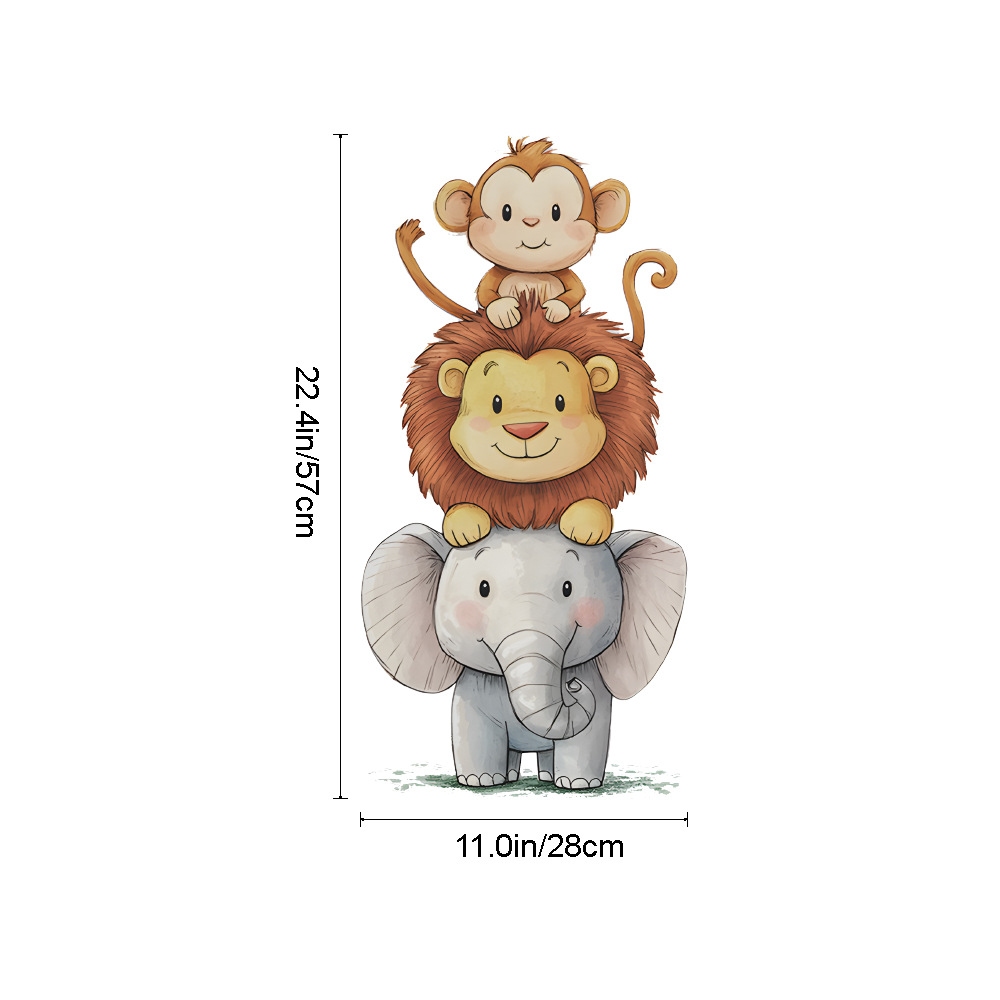 Urocze naklejki ścienne z moty – Baby Nursery Elephant recenzja i cena