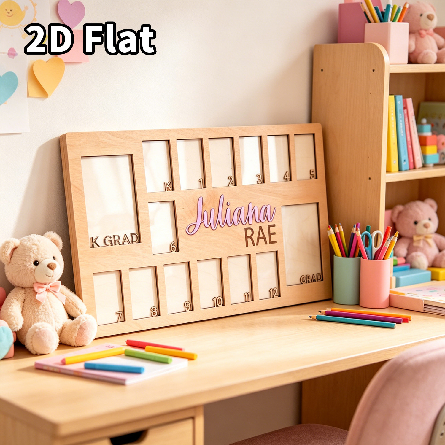 1 szt. Personalizowana drewnia – Baby Nursery Frames recenzja i cena