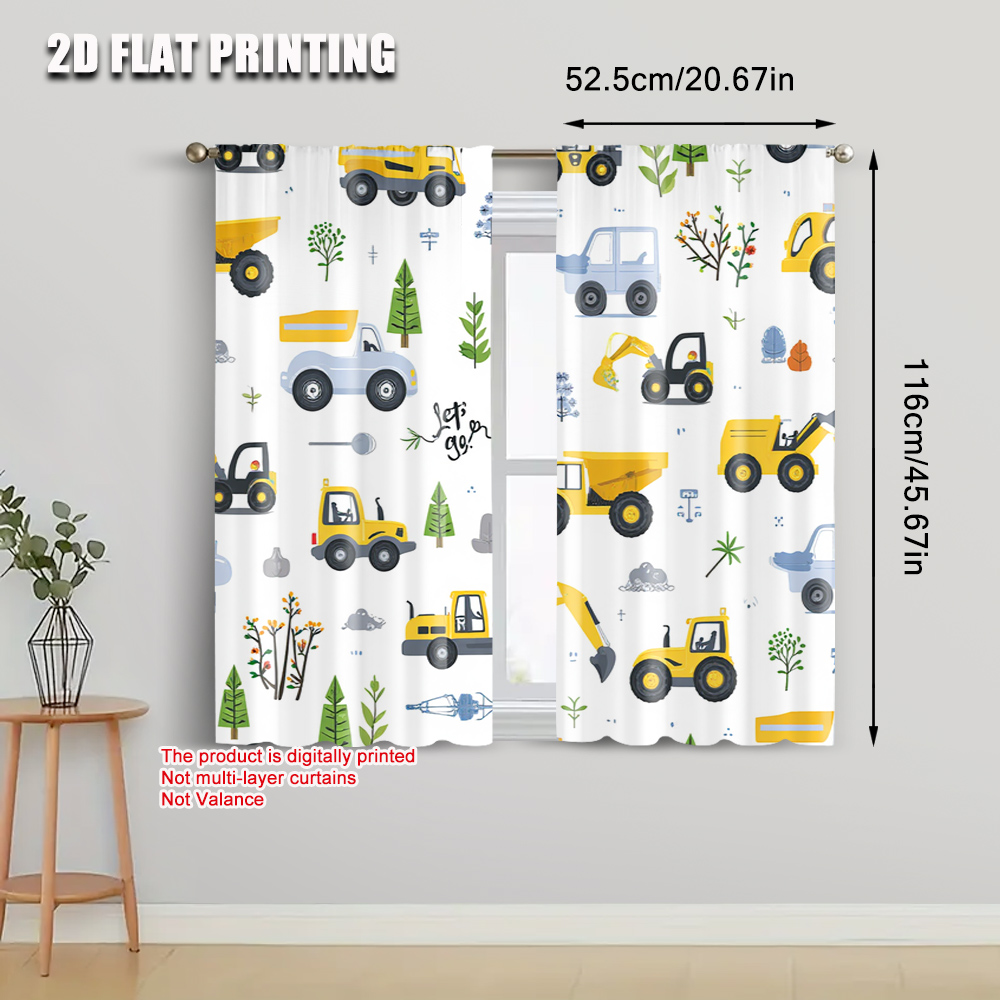 2 szt., druk płaski 2D, nowocz – Blackout Curtain Nursery recenzja i cena