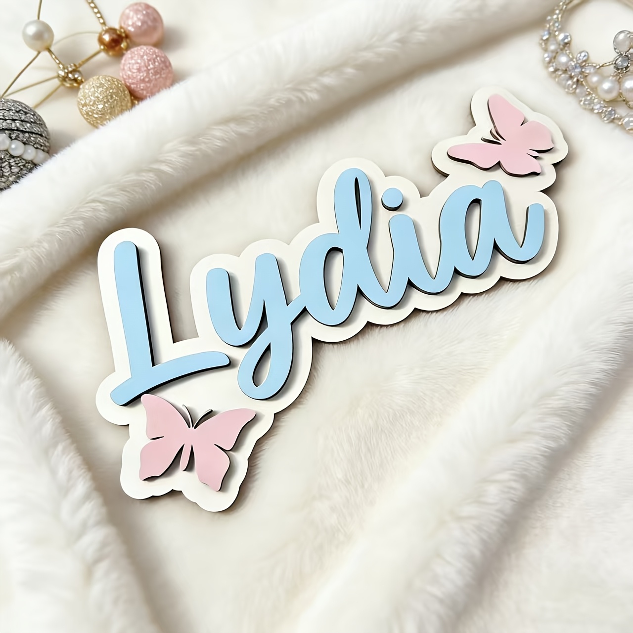 Spersonalizowana tabliczka z i – Baby Nursery Decor recenzja i cena