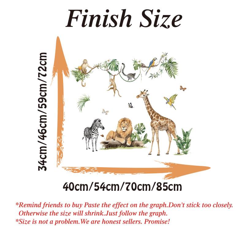 Duże naklejki ścienne z motywe – Baby Nursery Giraffe recenzja i cena
