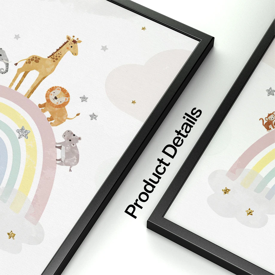 Żyrafa Słoń Balon Słońce Tęcza – Baby Nursery Giraffe recenzja i cena