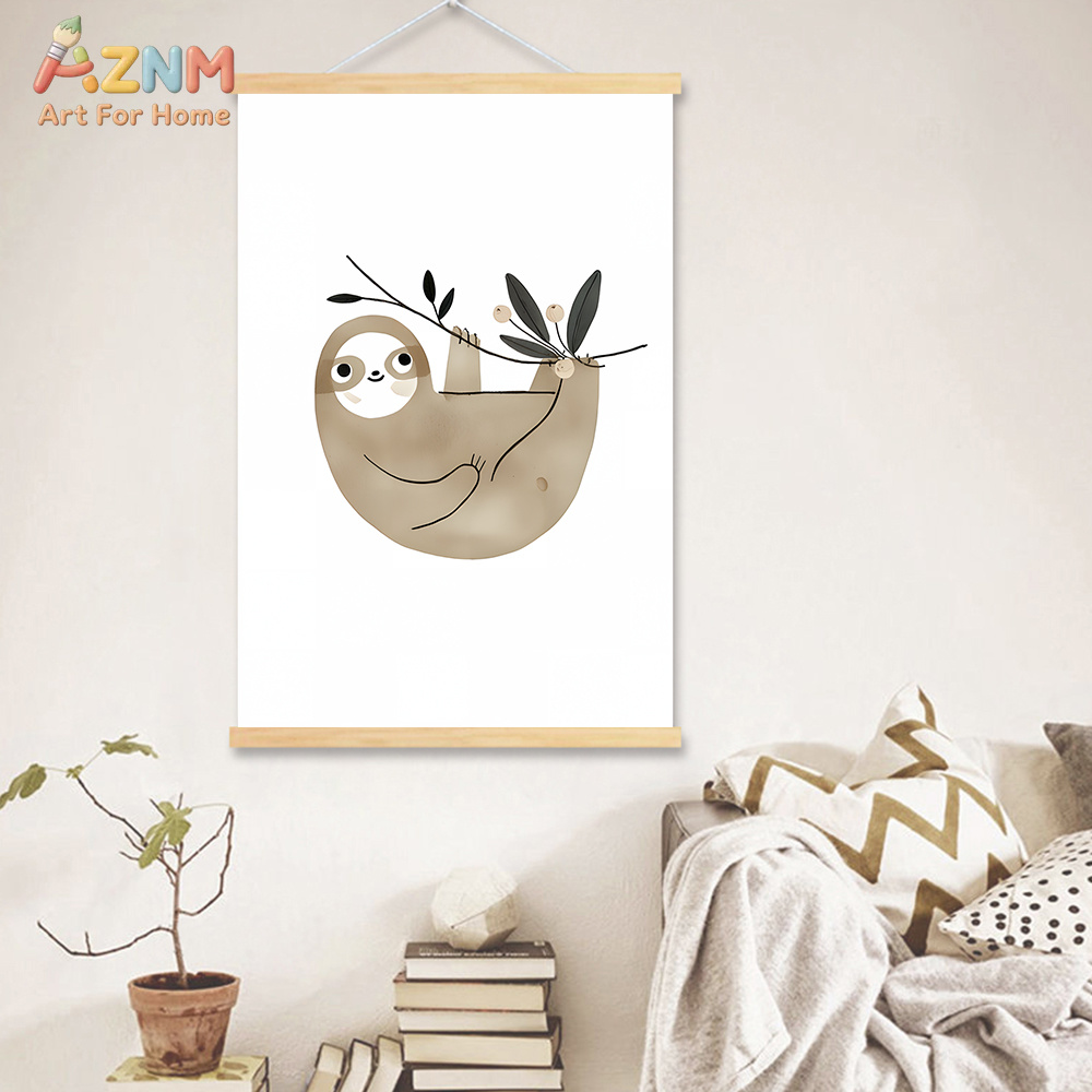 AZNM Neutralny Boho Safari Zwi – Baby Nursery Giraffe recenzja i cena