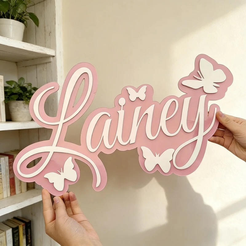 Spersonalizowana tabliczka z i – Baby Nursery Decor recenzja i cena