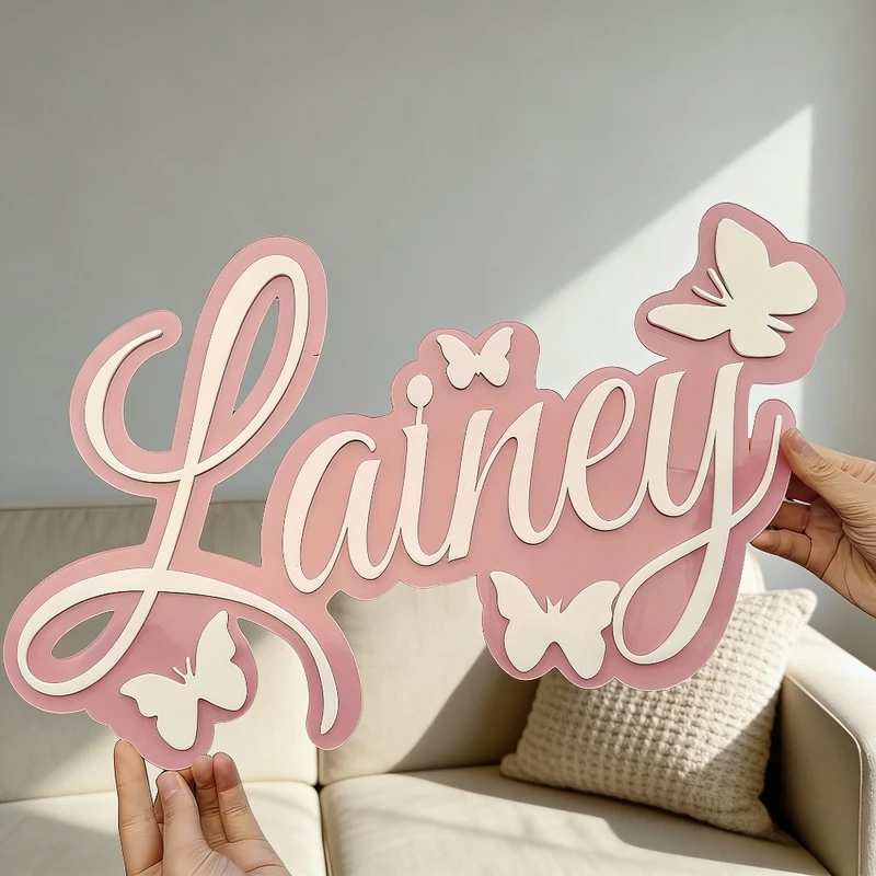Spersonalizowana tabliczka z i – Baby Nursery Decor recenzja i cena