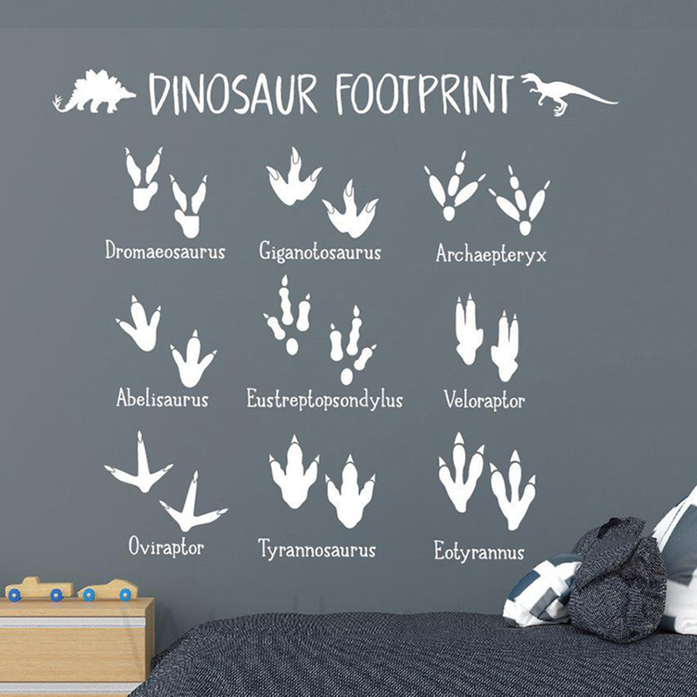 Cartoon Dinosaur Footprint Paw – Baby Nursery Panelling recenzja i cena