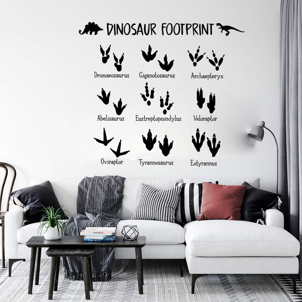 Cartoon Dinosaur Footprint Paw – Baby Nursery Panelling recenzja i cena