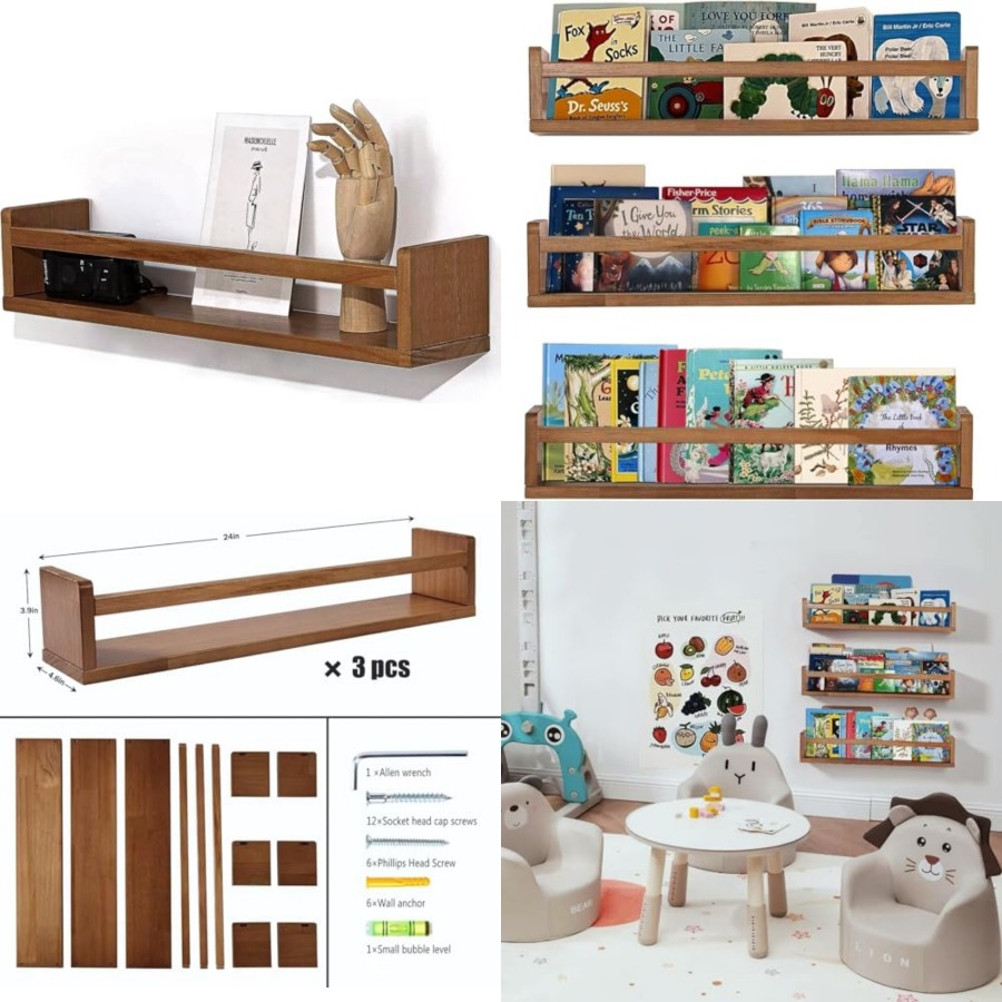 Półki do pokoju dziecięcego, w – Baby Nursery Floating Shelves recenzja i cena