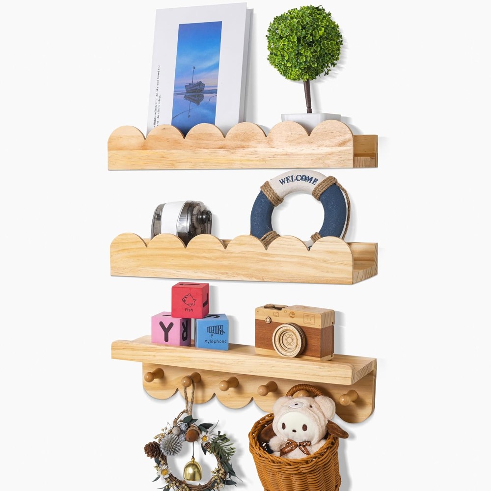 Półki do pokoju dziecięcego 3  – Baby Nursery Floating Shelves recenzja i cena