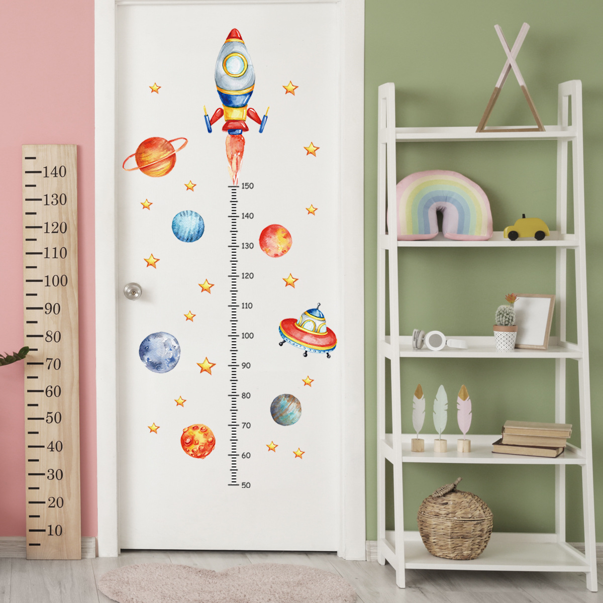 Cartoon Planet Rocket Height M – Baby Nursery Decor Boy recenzja i cena