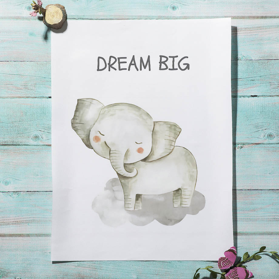 Nursery Wall Art Canvas Painti – Baby Nursery Giraffe recenzja i cena