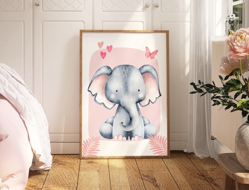 1/3 szt. Różowy Słoń Żyrafa Le – Baby Nursery Giraffe recenzja i cena