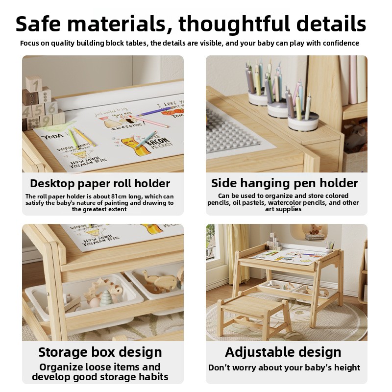 Stoły i krzesła z litego drewn – Baby Nursery Chair recenzja i cena