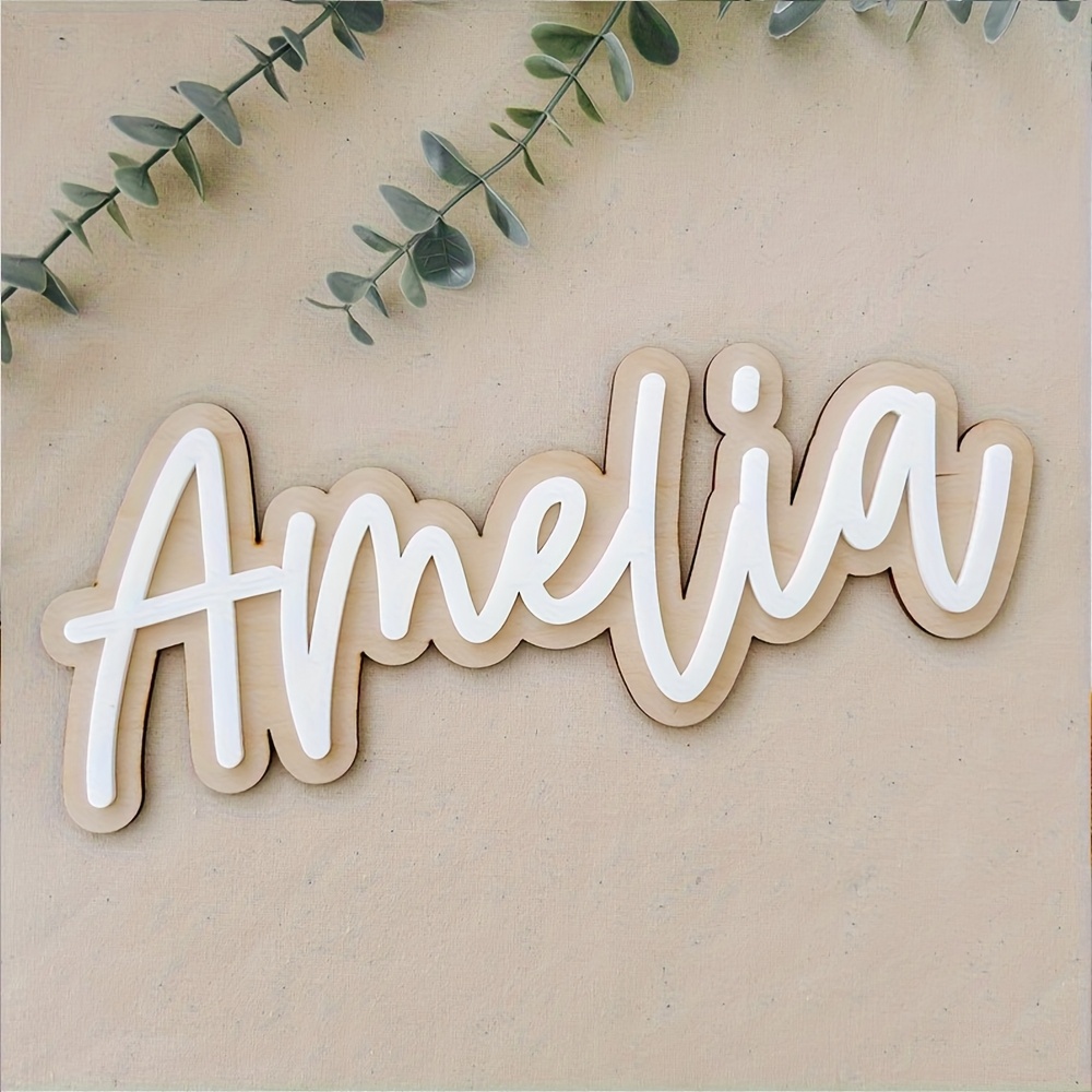 Personalizowana, dwuwarstwowa  – Baby Nursery Decor Boy recenzja i cena
