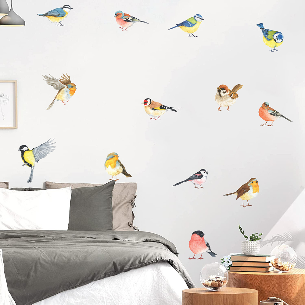 13 szt. Małe ptaszki naklejka  – Baby Nursery Panelling recenzja i cena