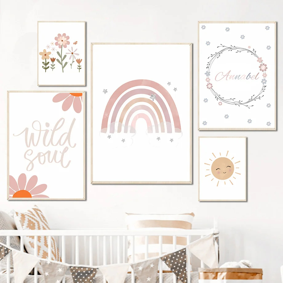 Obraz na płótnie w stylu boho  – Baby Nursery Mirror recenzja i cena