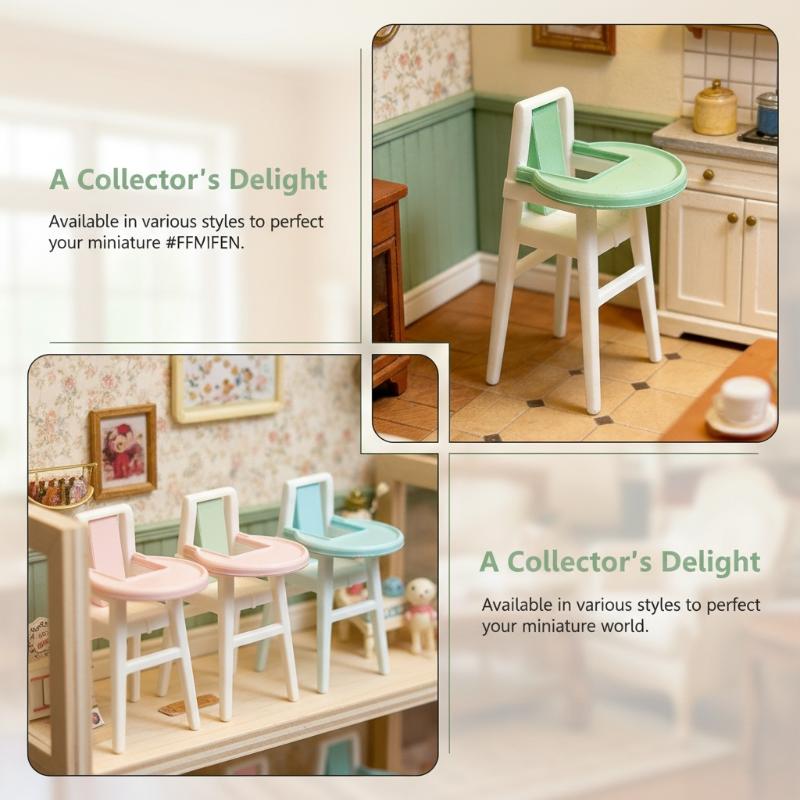 Miniaturowa krzesełko do karmi – Baby Nursery Chair recenzja i cena