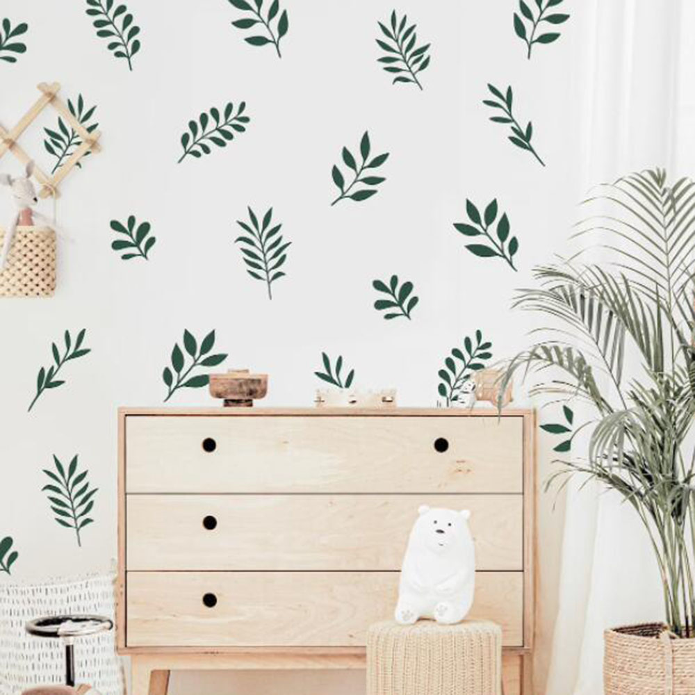 41Pcs Botanical Leaf Wall Stic – Baby Nursery Panelling recenzja i cena