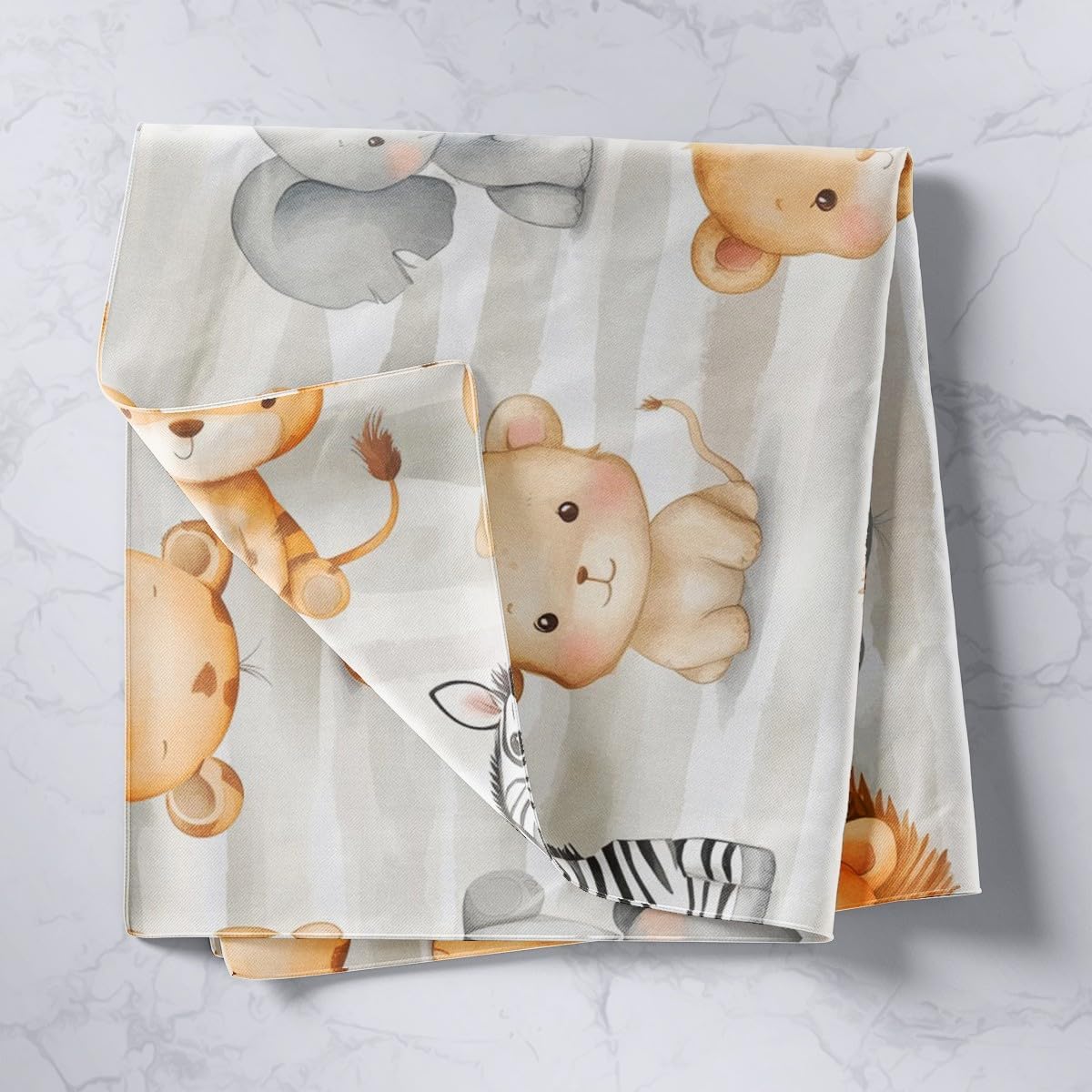 Urocza gobelina z motywem safa – Baby Zoo Nursery recenzja i cena