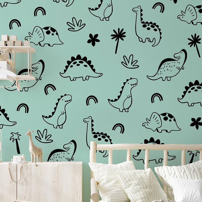 Geometryczne drzewo dinozaura  – Baby Nursery Panelling recenzja i cena