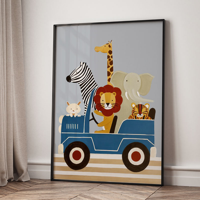 Zabawne Kreskówkowe Zwierzęta  – Baby Nursery Items recenzja i cena