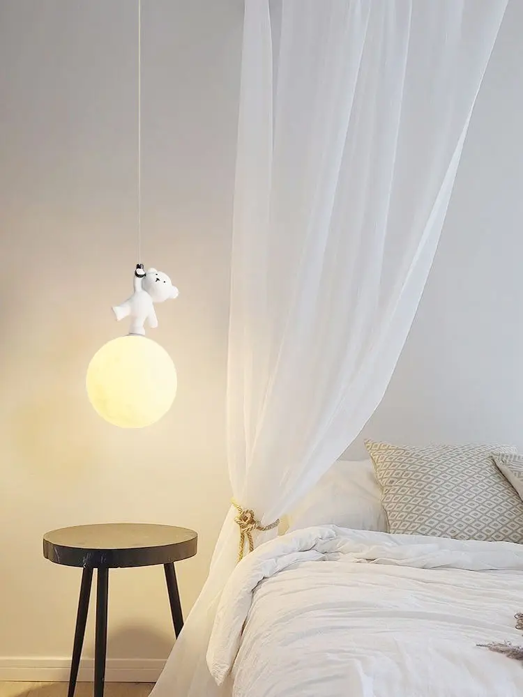Lampa Niedźwiedź Kreskówkowa L – Baby Nursery Decor Boy recenzja i cena