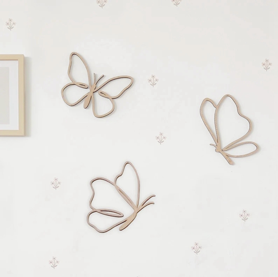 Drewniane motyle, drewniana de – Baby Nursery Things recenzja i cena