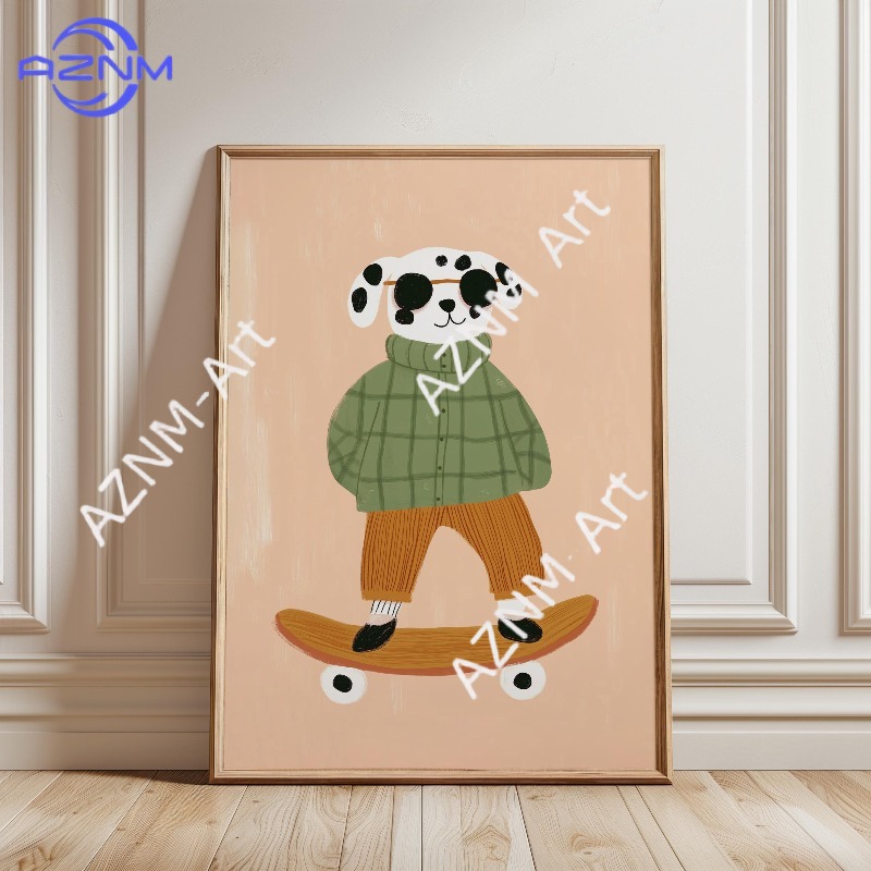 1 szt. Zabawny plakat ze zwier – Baby Nursery Items recenzja i cena