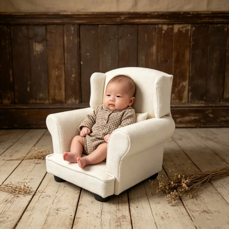 Sofa, krzesło, łóżko do sesji  – Baby Nursery Chair recenzja i cena