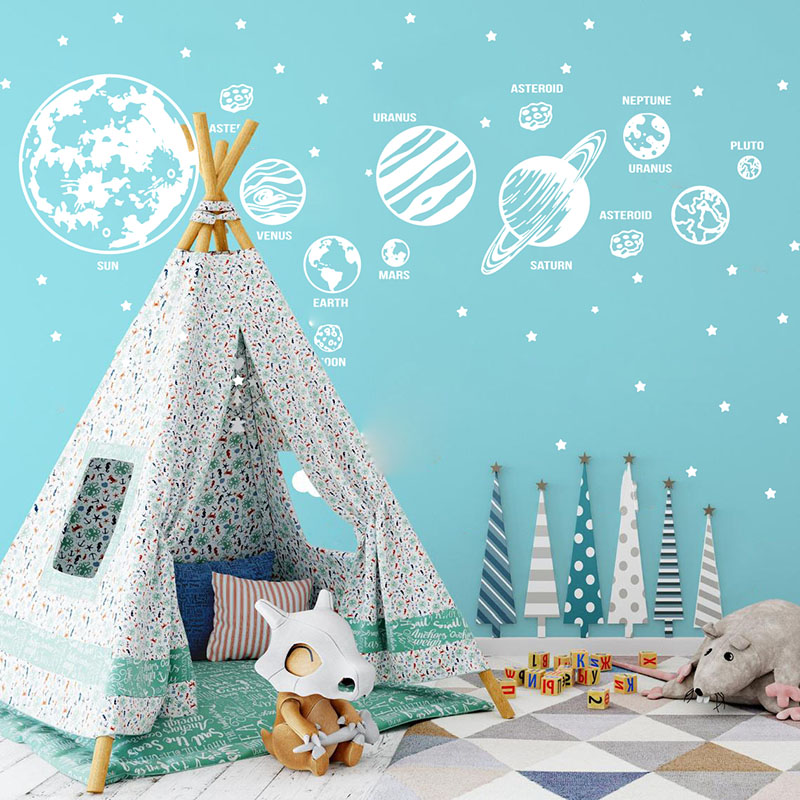 Duże planety Układ Słoneczny k – Baby Nursery Panelling recenzja i cena