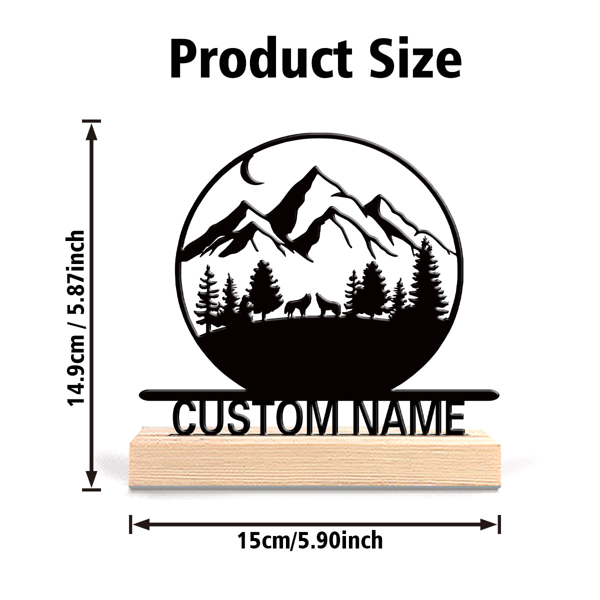 1 szt. Zabawna, personalizowan – Baby Nursery Mountain Theme recenzja i cena