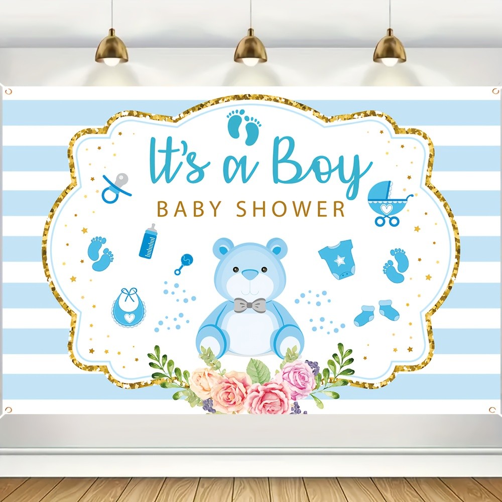 Baner na baby shower dla chłop – Baby Nursery Decor Boy recenzja i cena