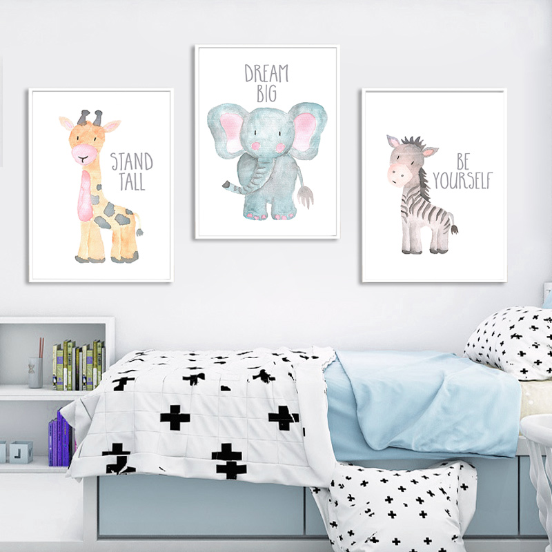Baby Animal Lion Elephant Gira – Baby Nursery Giraffe recenzja i cena