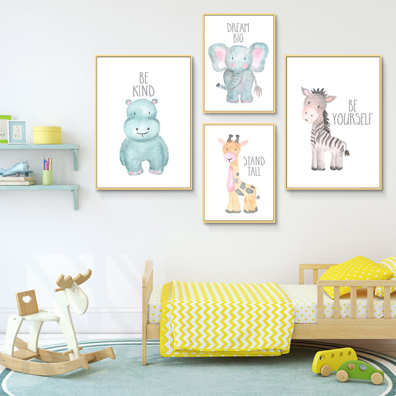 Baby Animal Lion Elephant Gira – Baby Nursery Giraffe recenzja i cena