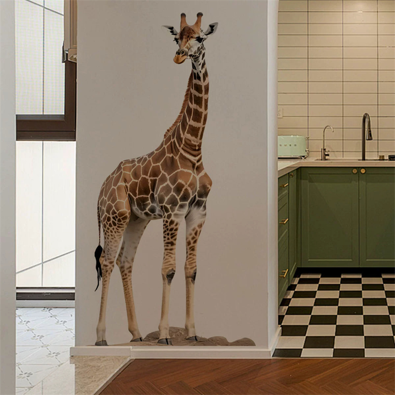 Duża naklejka z żyrafą, zwierz – Baby Nursery Giraffe recenzja i cena