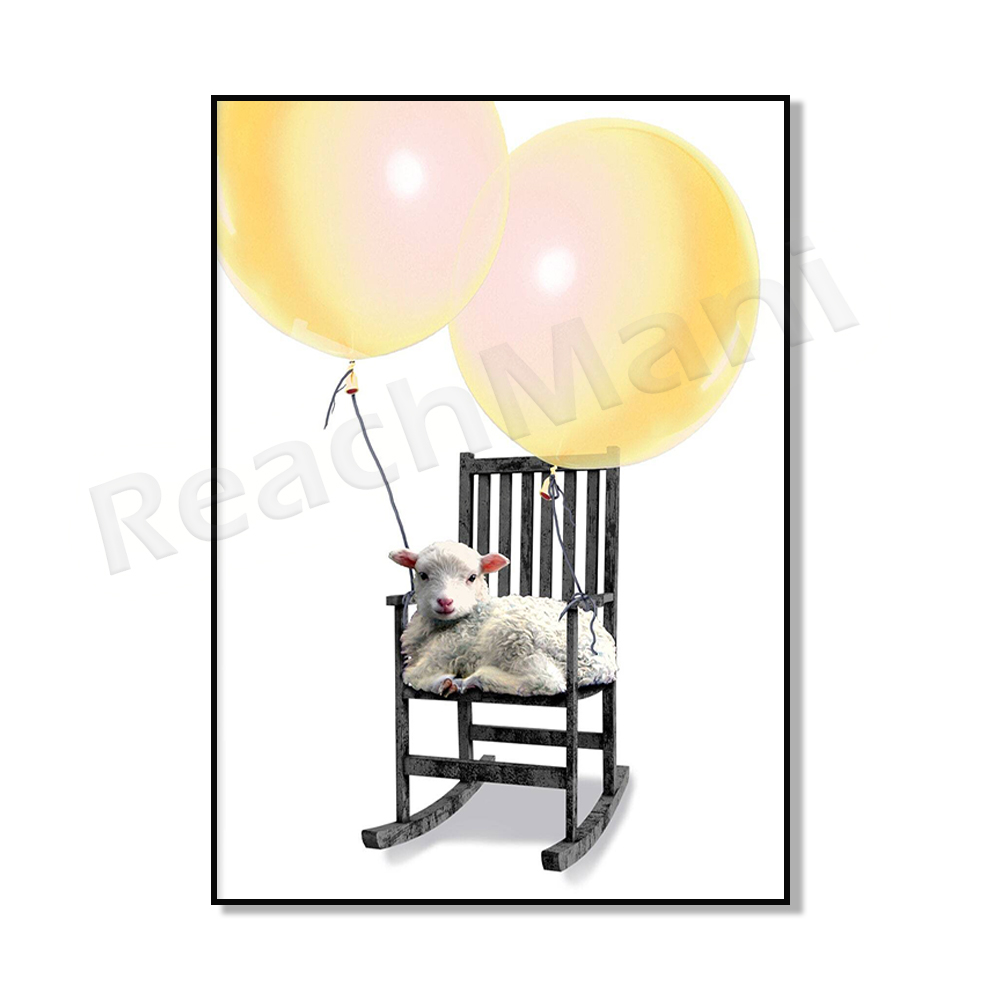 Obrazy ze zwierzętami z farmy  – Baby Zoo Nursery recenzja i cena
